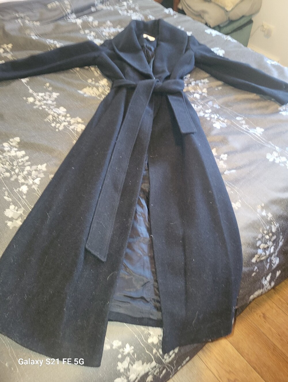 SPEGIEL Classic Black Wrap Dress with Belt